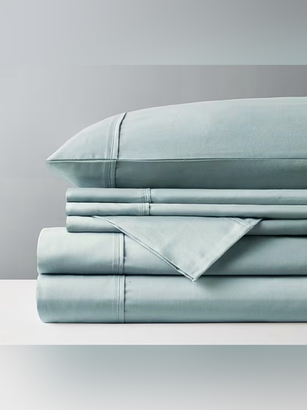 Madison Park 800TC King Sheet Set Aqua NWT